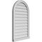 Ekena Millwork Round Top Surface Mount PVC Gable Vent w/ 2"W x 2"P Brickmould Sill Frame, 22"W x 36"H GVPRT22X3603SN - alternate 2